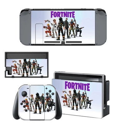 Fortnite decal skin for Nintendo Switch Console and Controllers