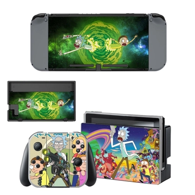 Rick and Morty decal skin for Nintendo Switch Console and ..