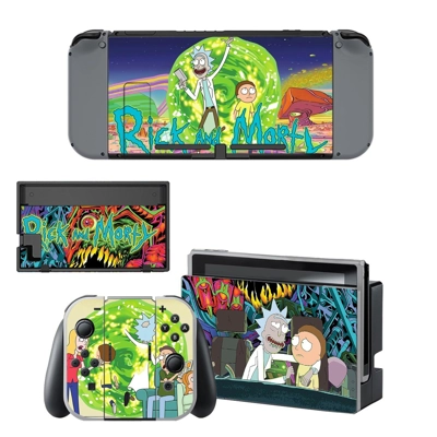 Rick and Morty decal skin for Nintendo Switch Console and ..