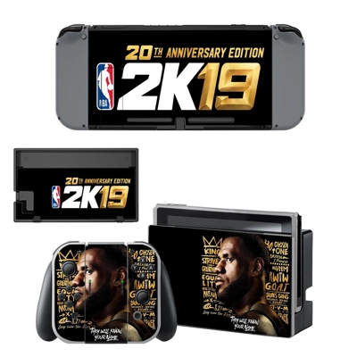 NBA 2K19 decal skin for Nintendo Switch Console and Contro.. NBA 2K19 decal skin for Nintendo Switch Console and Contro..