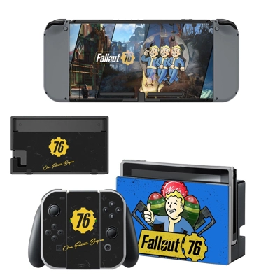 Fallout 76 decal skin for Nintendo Switch Console and Controllers
