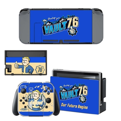 Fallout 76 decal skin for Nintendo Switch Console and Controllers