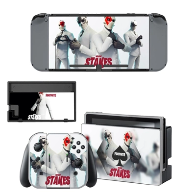 Fortnite decal skin for Nintendo Switch Console and Controllers