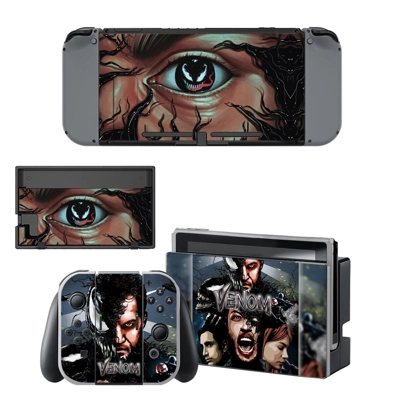 Venom decal skin for Nintendo Switch Console and Controllers