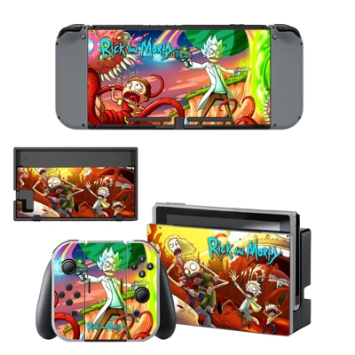 Rick and Morty decal skin for Nintendo Switch Console and ..