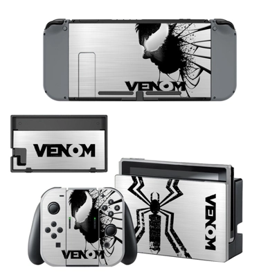 Venom decal skin for Nintendo Switch Console and Controllers
