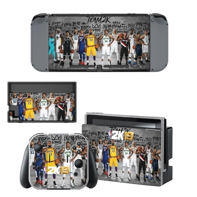 NBA 2K19 decal skin for Nintendo Switch Console and Controllers