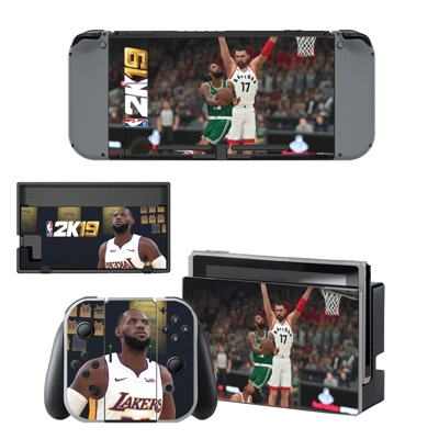 NBA 2K19 decal skin for Nintendo Switch Console and Controllers