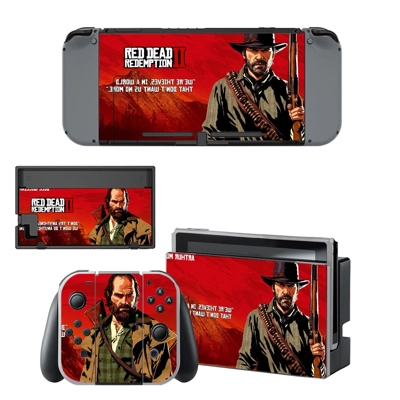 Red Dead Redemption 2 decal skin for Nintendo Switch Conso..