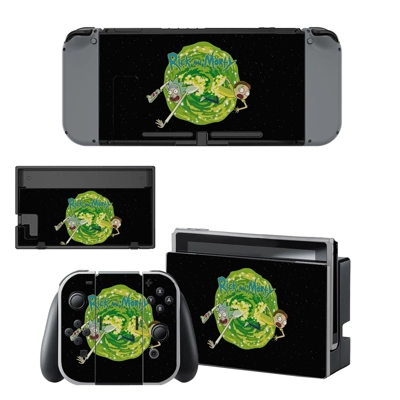 Rick and Morty decal skin for Nintendo Switch Console and Controllers
