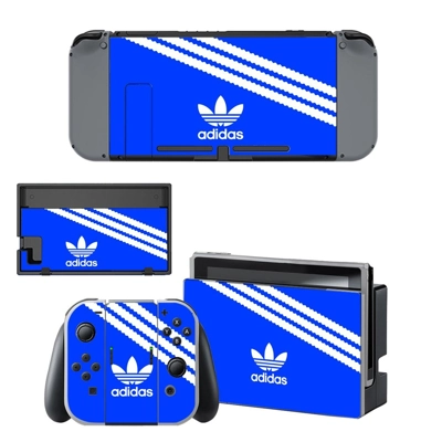 Adidas decal skin for Nintendo Switch Console and Controllers