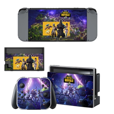 Fortnite battle Royale decal skin for Nintendo Switch Console and Controllers