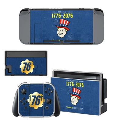 Fallout 76 decal skin for Nintendo Switch Console and Controllers