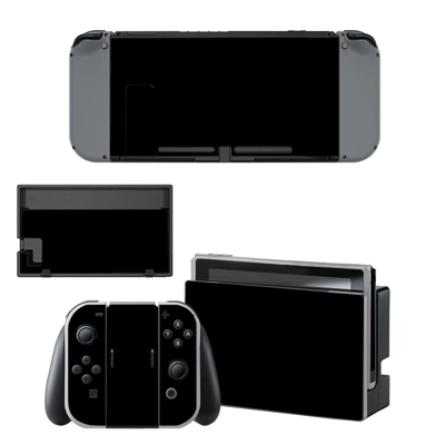 Black Classic decal skin for Nintendo Switch Console and Controllers
