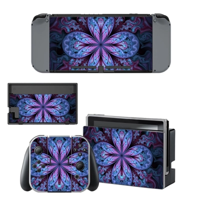 Floral Pattern decal skin for Nintendo Switch Console and Controllers