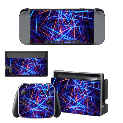 Tech wallpaper decal skin for Nintendo Switch Console and Controllers