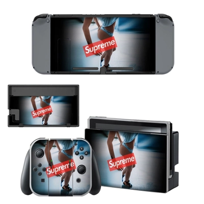 Supreme decal skin for Nintendo Switch Console and Controllers