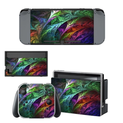Tech wallpaper decal skin for Nintendo Switch Console and Controllers