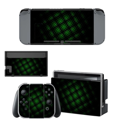 Tech wallpaper decal skin for Nintendo Switch Console and Controllers