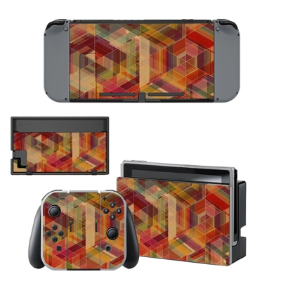 Wood spiral decal skin for Nintendo Switch Console and Controllers
