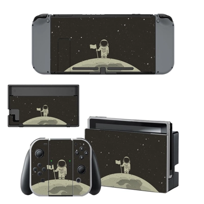 Astronaut Clipart decal skin for Nintendo Switch Console and Controllers