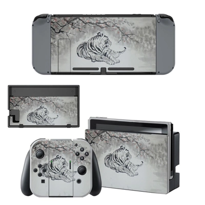 Tiger Clipart decal skin for Nintendo Switch Console and Controllers