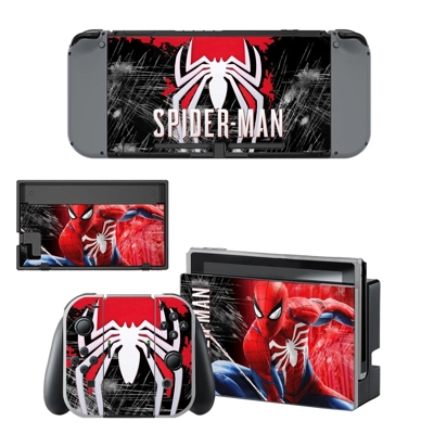 Spider Man decal skin for Nintendo Switch Console and Cont..