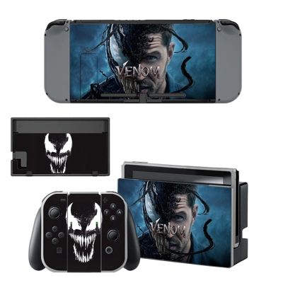Venom decal skin for Nintendo Switch Console and Controllers