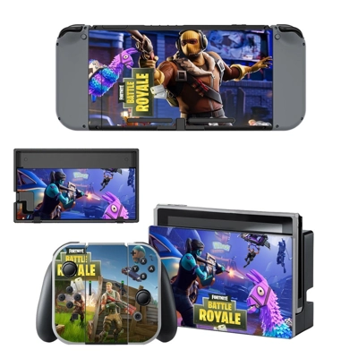 Fortnite battle royale decal skin for Nintendo Switch Console and Controllers