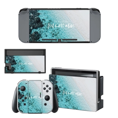Sea Beach decal skin for Nintendo Switch Console and Controllers