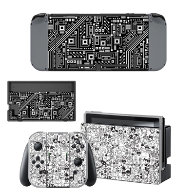 PCB Board decal skin for Nintendo Switch Console and Controllers