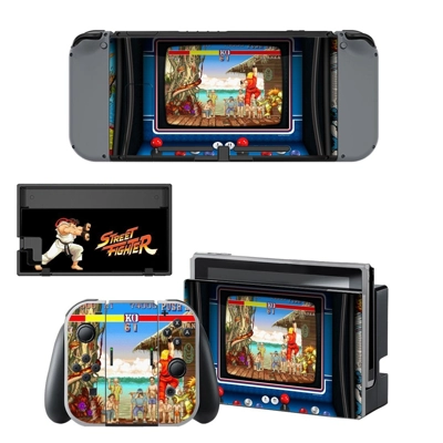 Street Fighter decal skin for Nintendo Switch Console and Controllers