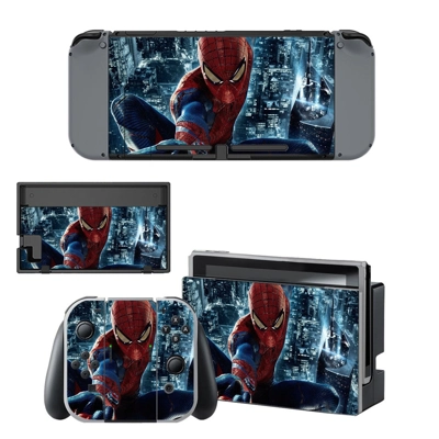 Spider Man decal skin for Nintendo Switch Console and Controllers