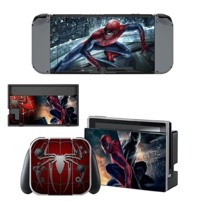 Spider Man decal skin for Nintendo Switch Console and Controllers