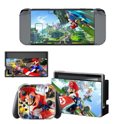 Super Mario Bros decal skin for Nintendo Switch Console and Controllers