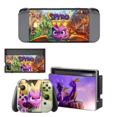 Spyro decal skin for Nintendo Switch Console and Controllers