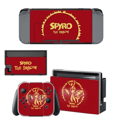 Spyro The Dragon decal skin for Nintendo Switch Console and Controllers