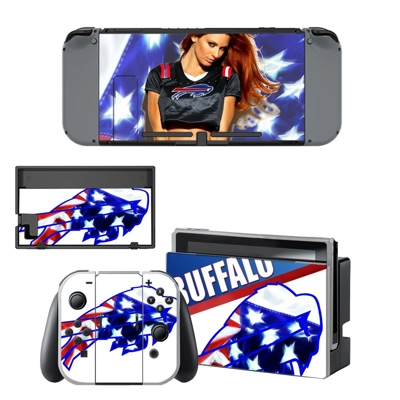 Buffalo Bills decal skin for Nintendo Switch Console and Controllers