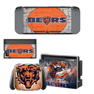 Chicago Bears decal skin for Nintendo Switch Console and Controllers