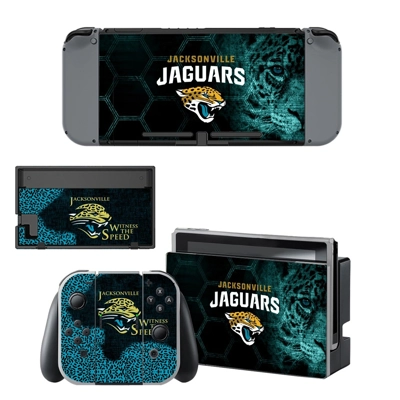 Jacksonville Jaguars decal skin for Nintendo Switch Console and Controllers