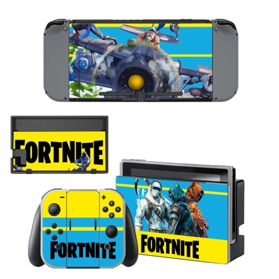 Fortnite decal skin for Nintendo Switch Console and Controllers
