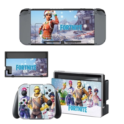 Fortnite decal skin for Nintendo Switch Console and Controllers