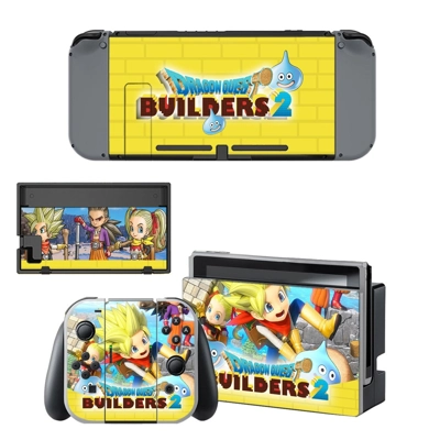 Dragon Quest Builders decal skin for Nintendo Switch Console and Controllers