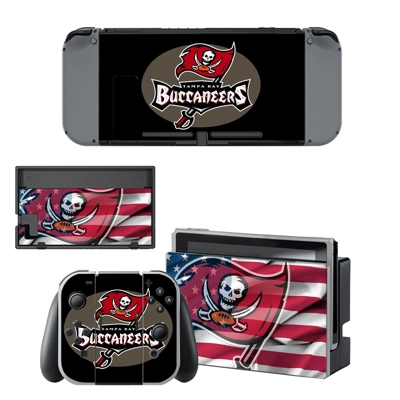 Tampa Bay Buccaneers decal skin for Nintendo Switch Console and Controllers