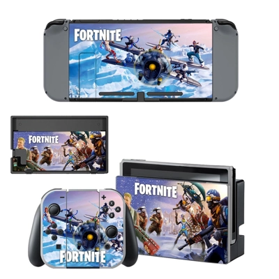 Fortnite decal skin for Nintendo Switch Console and Controllers