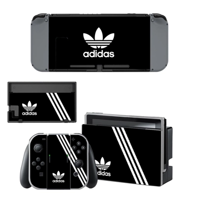 Adidas decal skin for Nintendo Switch Console and Controllers