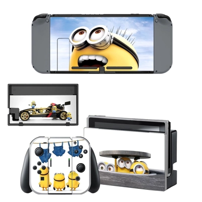 Minions decal skin for Nintendo Switch Console and Controllers