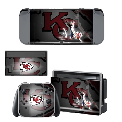 Kansas City Chiefs decal skin for Nintendo Switch Console ..