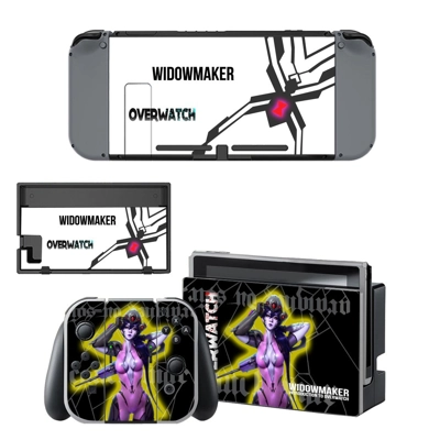 Overwatch widowmaker decal skin for Nintendo Switch Console and Controllers