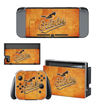 Baltimore Orioles decal skin for Nintendo Switch Console a..